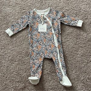 Hallmark Baby Floral Footed Sleeper 6-9 months